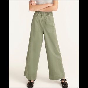 J.Crew chino wide leg pants